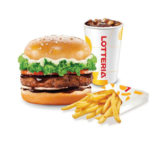 Combo Burger Bò Teriyaki